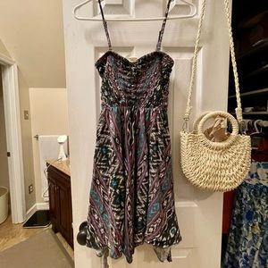 Billabong Vintage 2000s Tribal Print Dress
